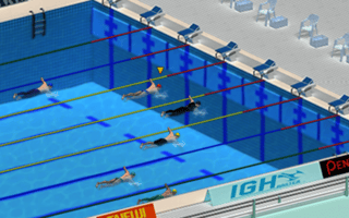 Swimming Pro game cover