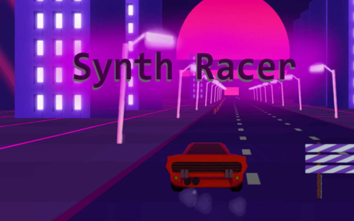 Play Synth Racer — free online Driving game