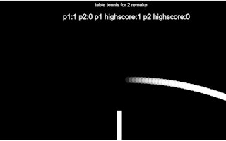 Table Tennis For 2 Remake