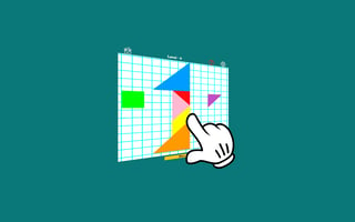 Tangram Puzzle Guess The Number game cover