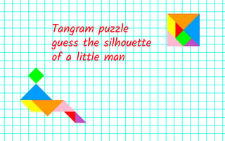 Tangram Puzzle Guess The Silhouette Of A Little Man