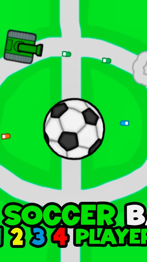 Tank Soccer Battle 1 2 3 4 Player