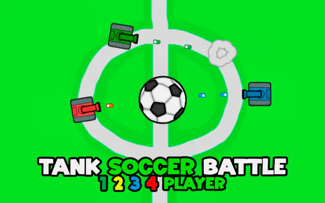 Batalha de Futebol de Tanques 1 2 3 4 Jogadores
