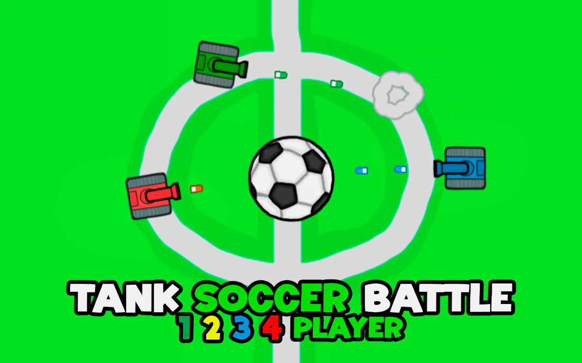 Play Tank Soccer Battle 1 2 3 4 Player — free online Two Player game