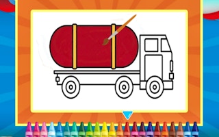 Tank Trucks Coloring game cover