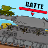 Tanks 2D Battle with Ratte