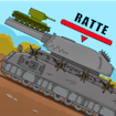 Tanks 2D Battle with Ratte banner