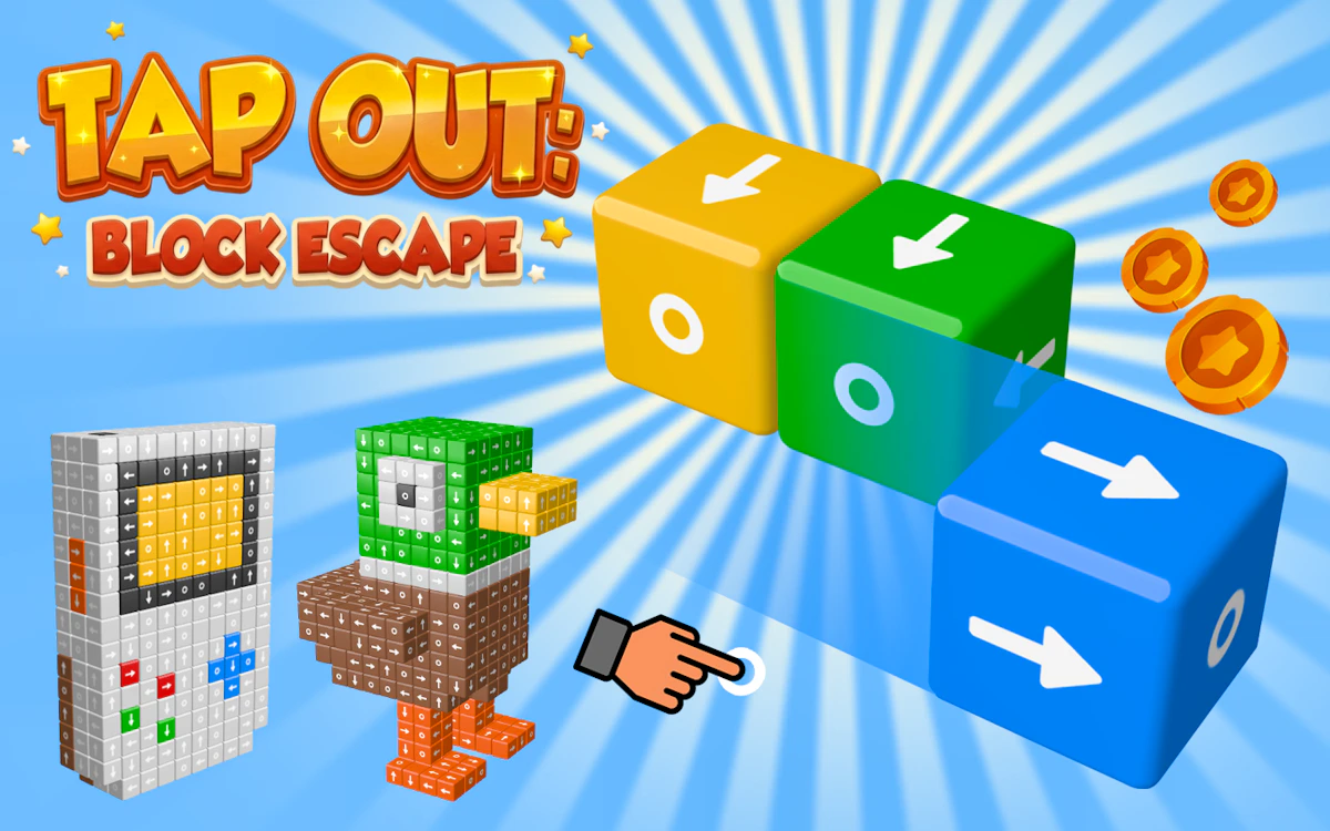 Play Tap Out - Block Escape — free online Puzzle game