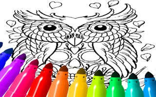 Tattoos Coloring Game game cover