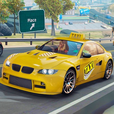 Taxi Simulator 3D By Gamepix