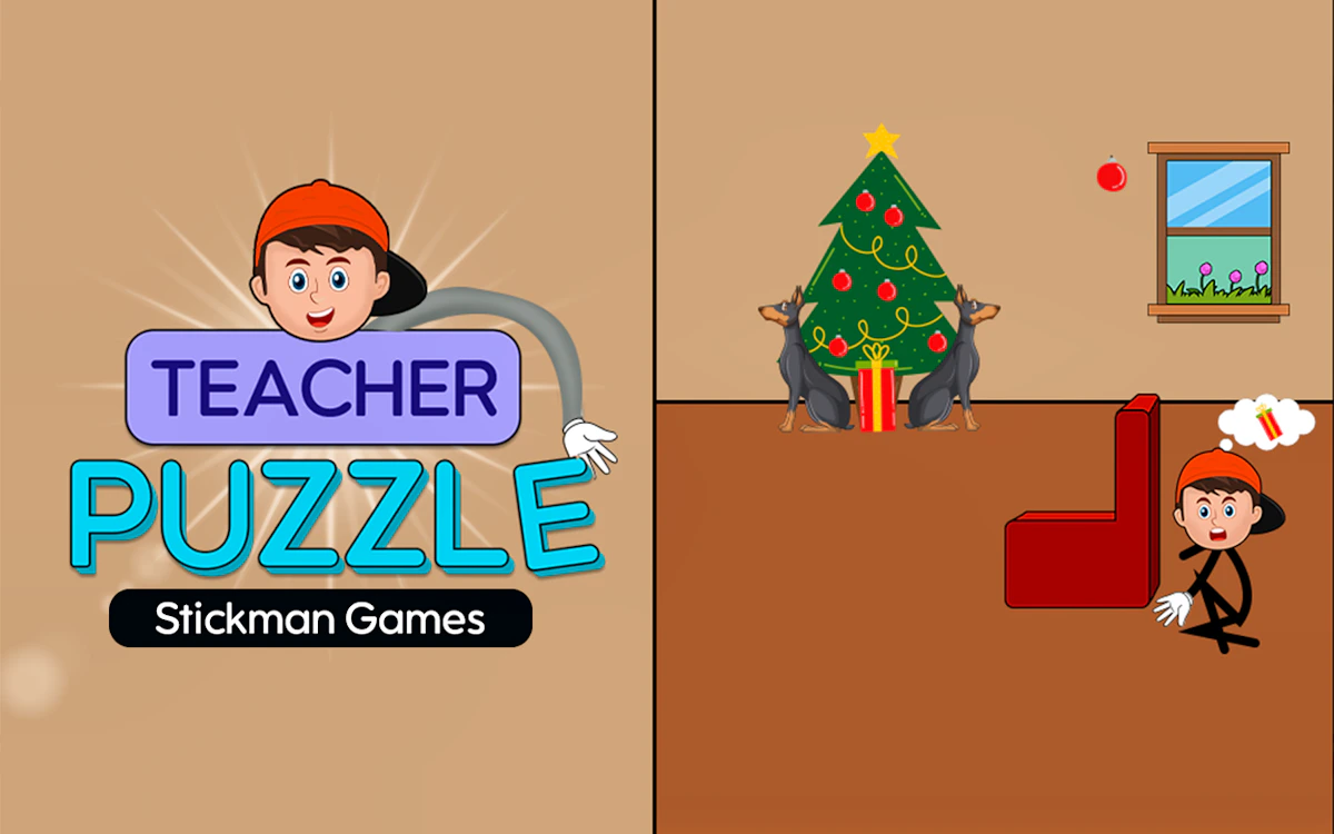 Play Teacher Puzzle Stickman Games — free online Casual game