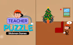 Teacher Puzzle Stickman Games