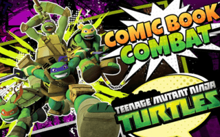 Teenage Mutant Ninja Turtles: Comic Book Combat game cover