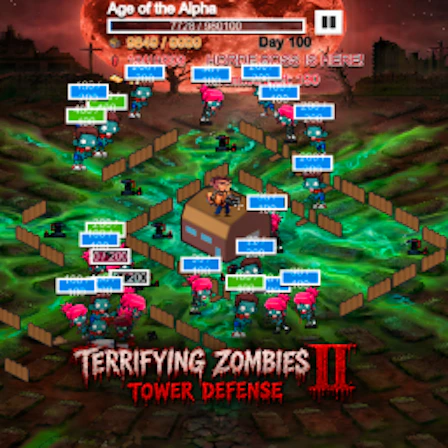 Terrifying Zombies Tower Defense II game thumbnail