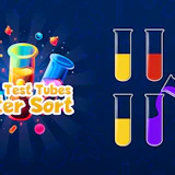 Test Tubes. Water Sort