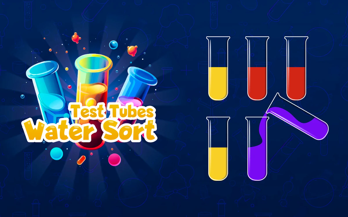 Play Test Tubes. Water Sort — free online Puzzle game