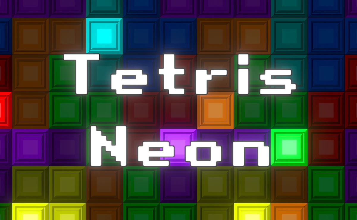 Play Tetris Neon — free online Arcade game