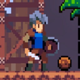 The Blue-Haired Warrior vs. the Red Mushroom Monsters