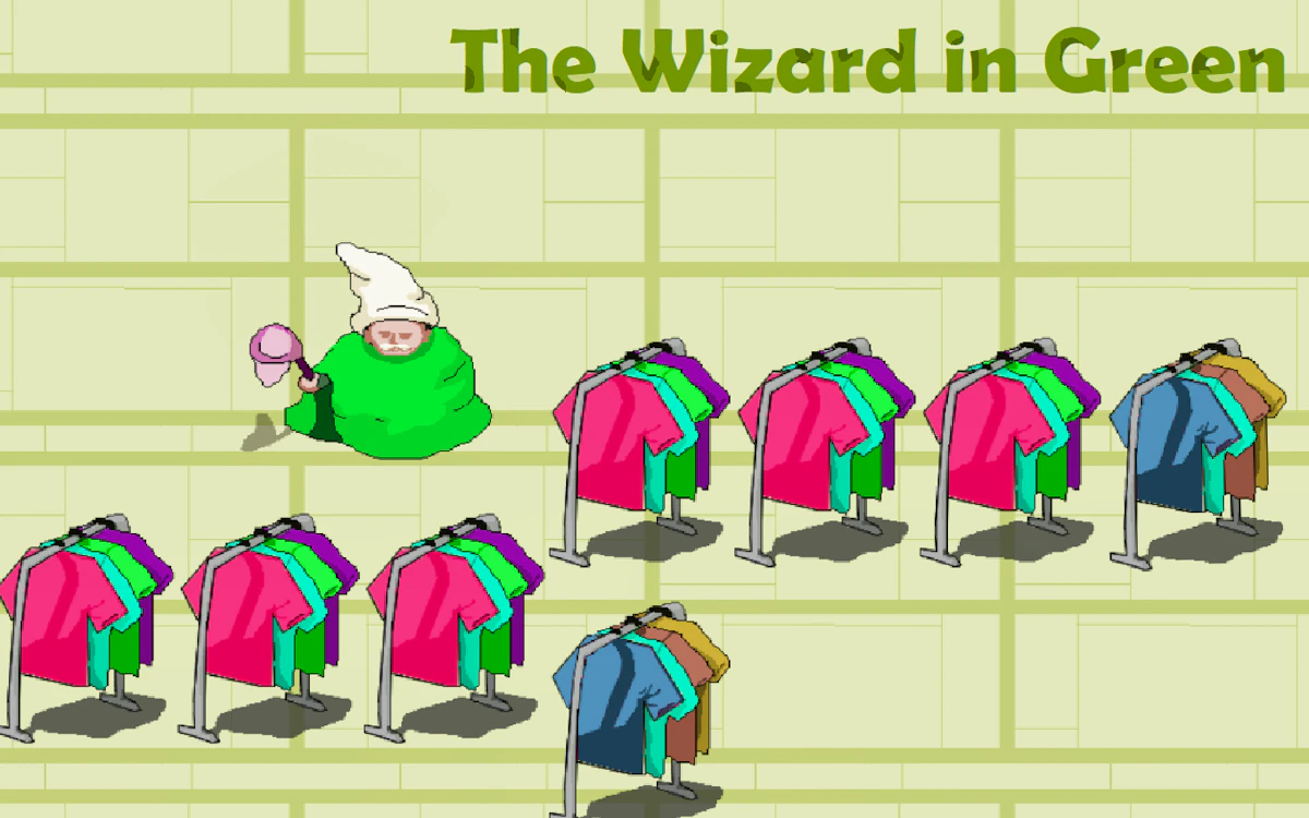 Play The Wizard in Green — free online Adventure game