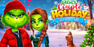 The Grinch Couple Holiday Dress Up thumbnail