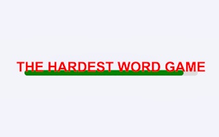 The Hardest Word Game