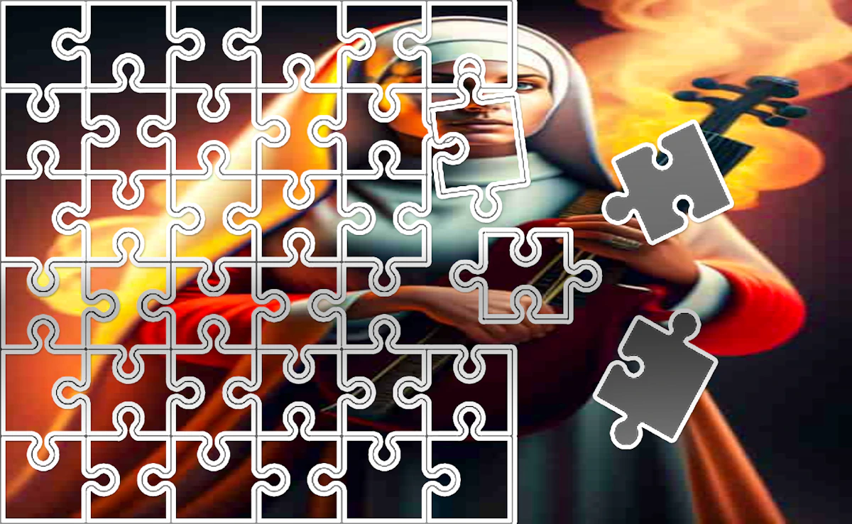 Play The Nun Sliding game — free online Brain game