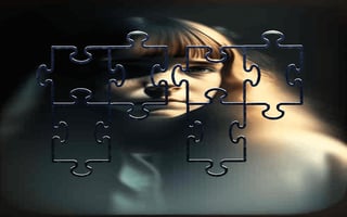 The Slender Man Slide Puzzle