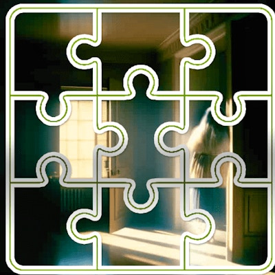 The Slender Man Slide puzzle By Gamepix