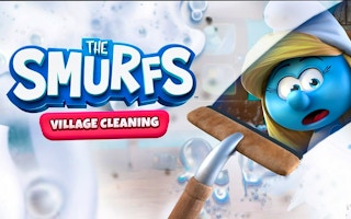 The Smurfs Village Cleaning game cover