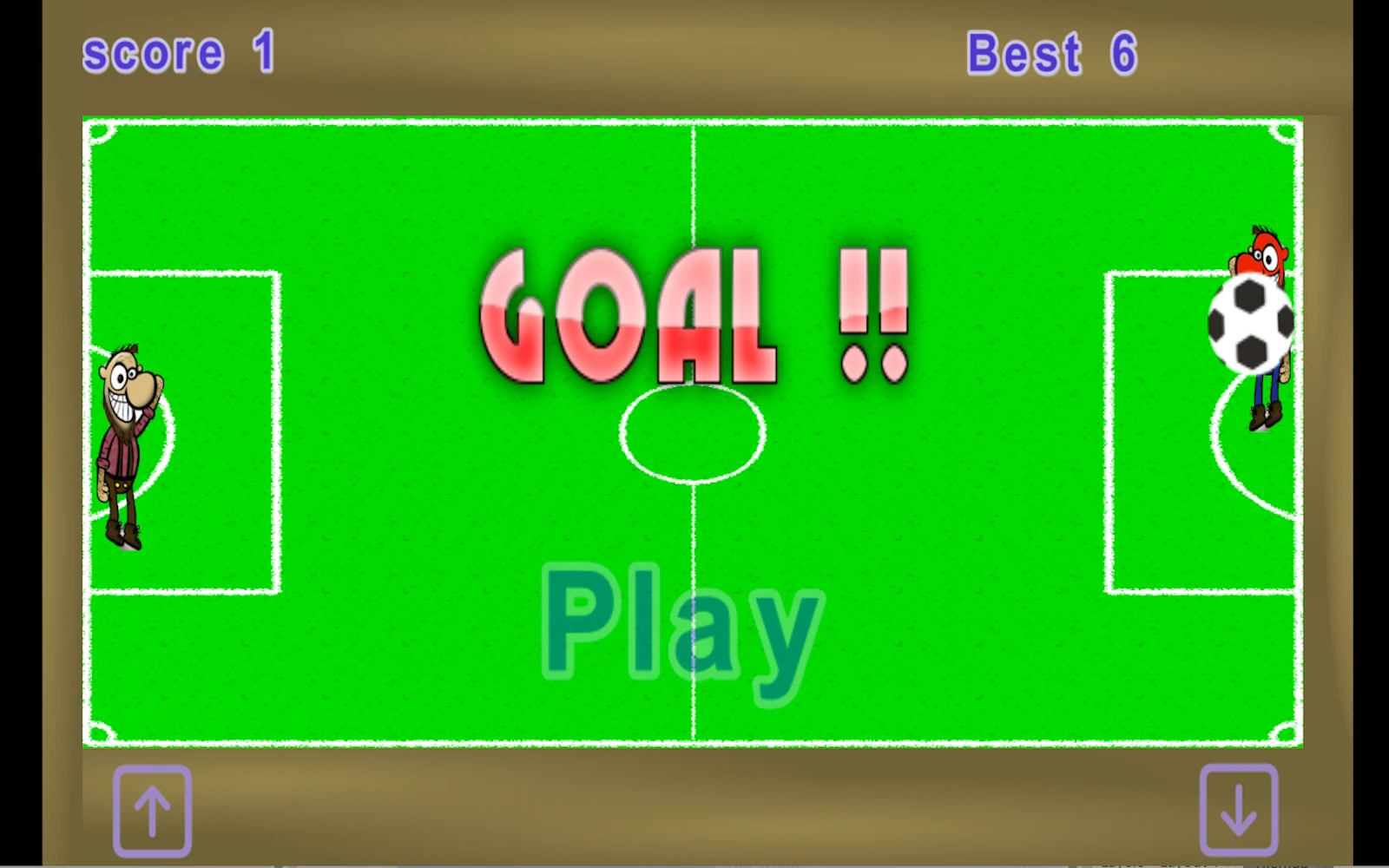 The Soccer — free online soccer game on Glaze Games
