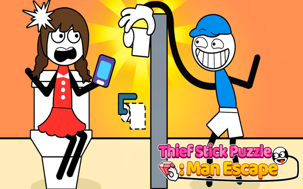 Thief Stick Puzzle Man Escape