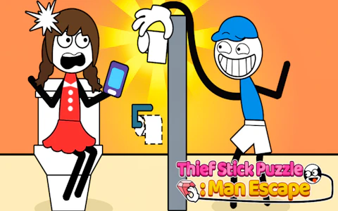 Thief Stick Puzzle Man Escape