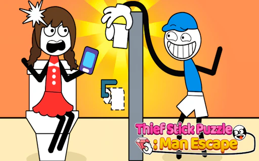 Thief Stick Puzzle Man Escape