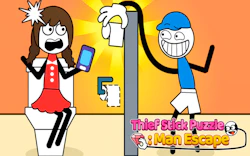 Thief Stick Puzzle Man Escape