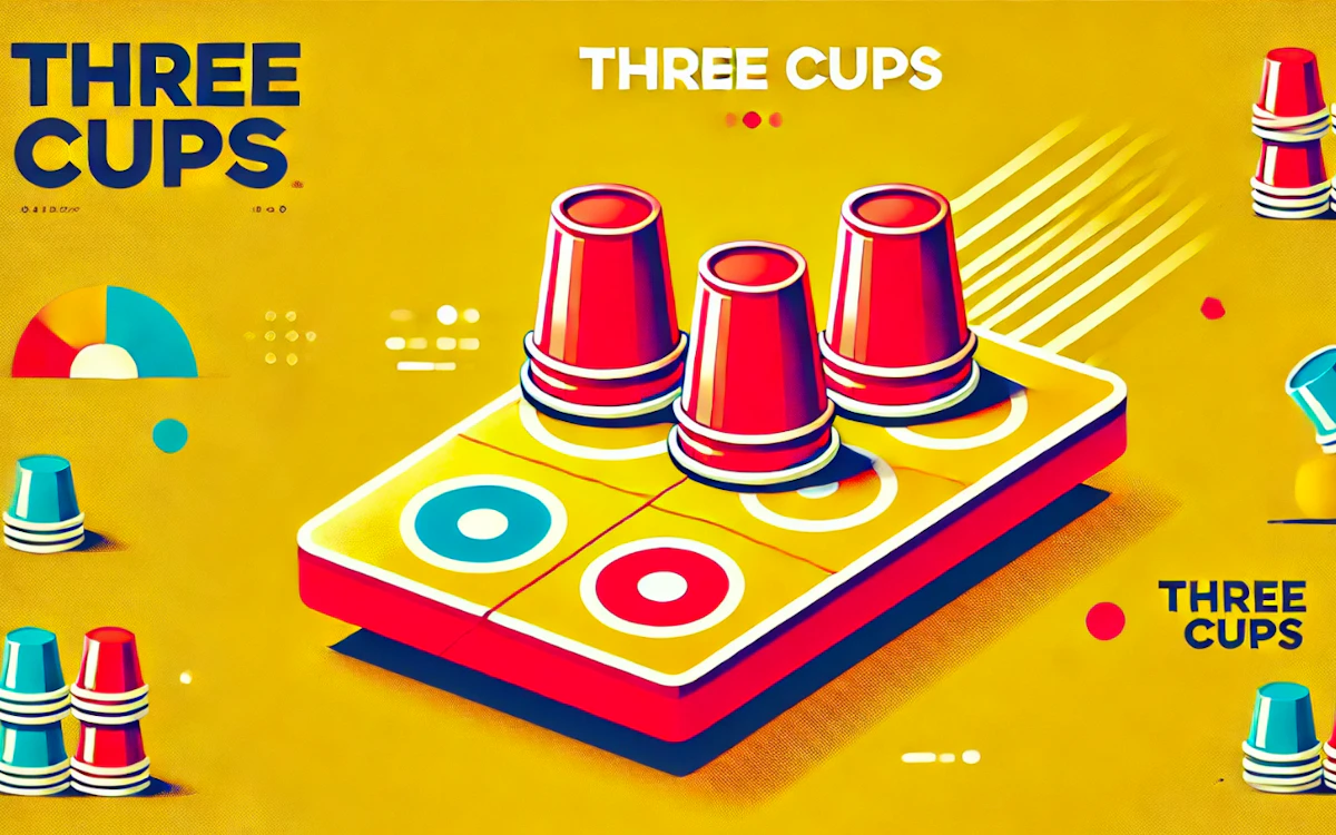 Play Three Cups — free online Puzzle game