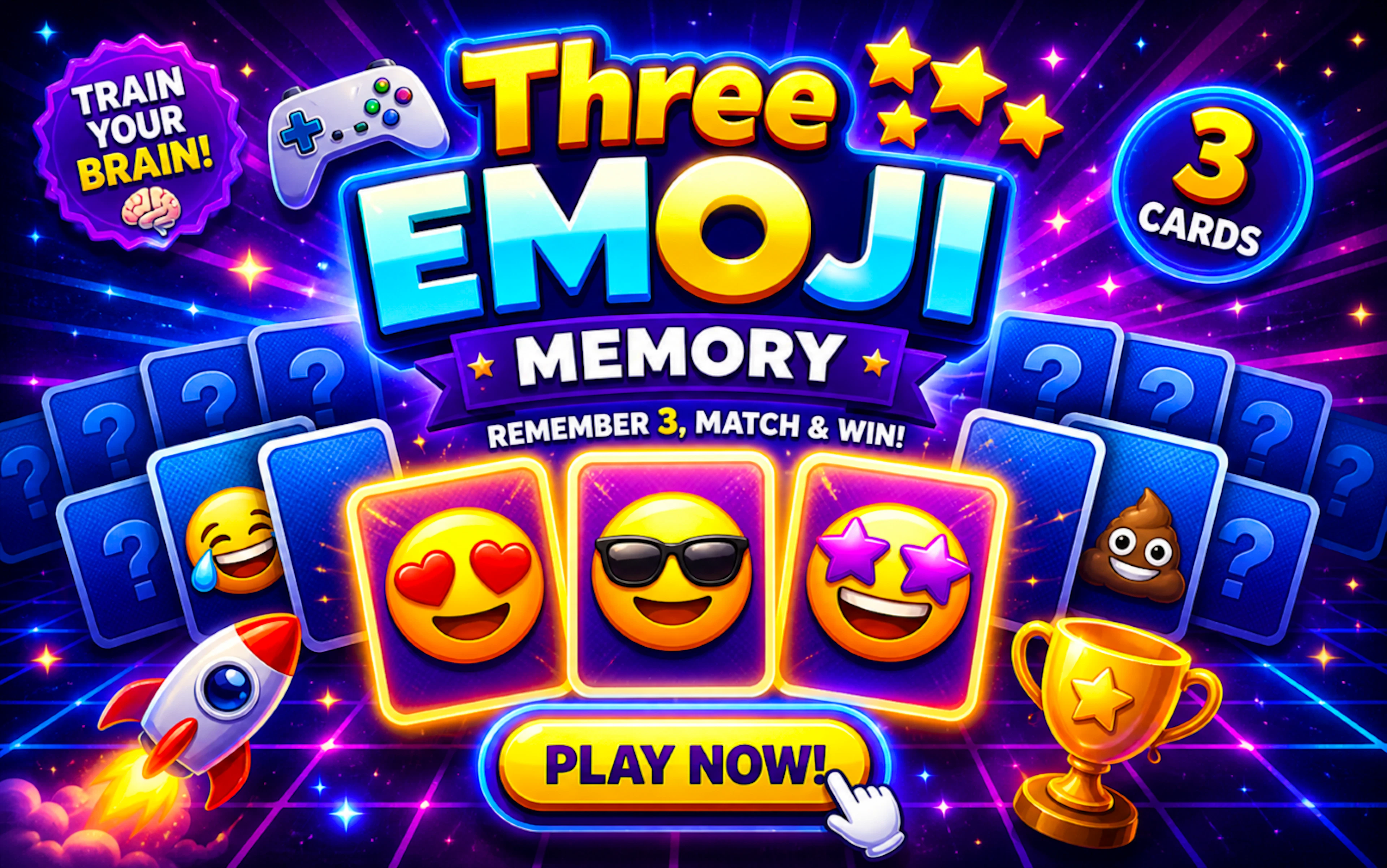 Three Emoji Memory
