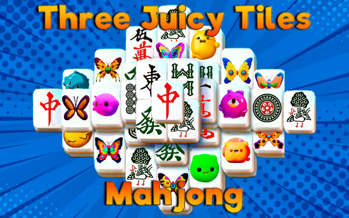 Play Three Juicy Tiles Mahjong — free online Match 3 game