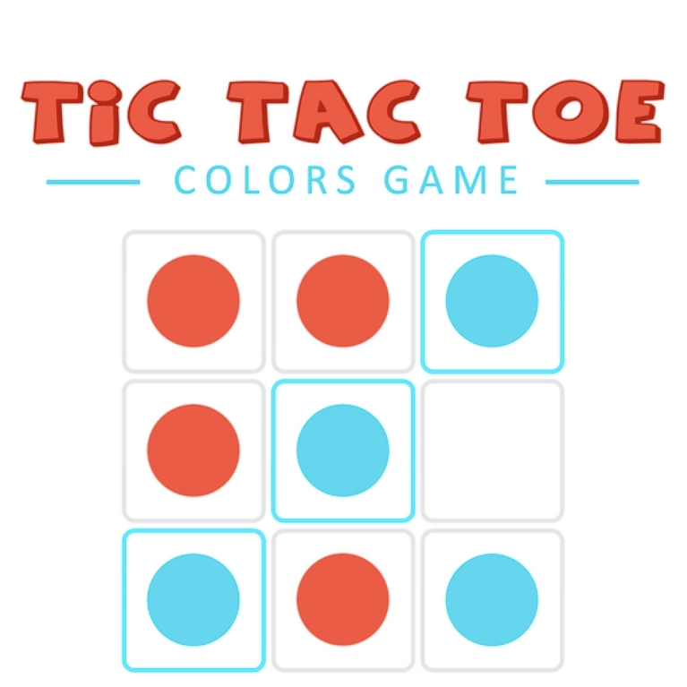 Colorful Tic-Tac-Toe