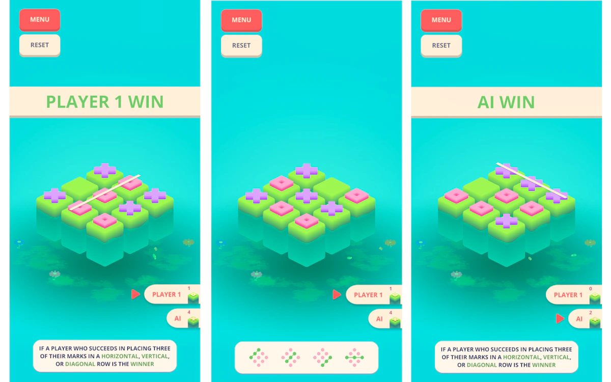 Play Tic Tac Toe - Match Three — free online Board game