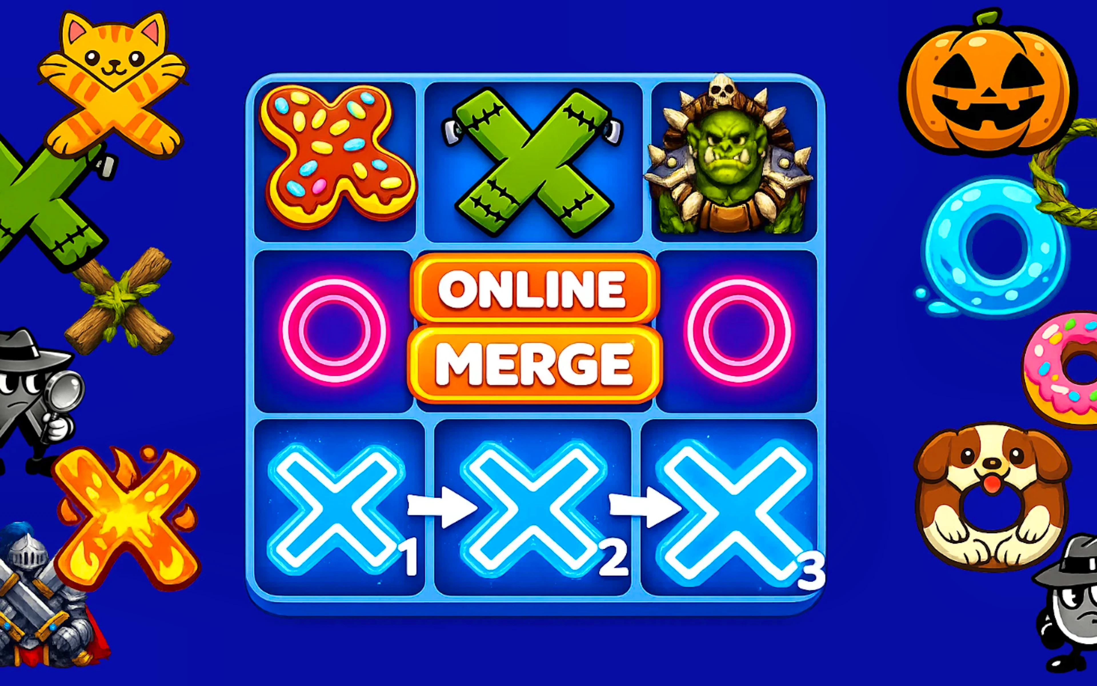 Tic Tac Toe Merge