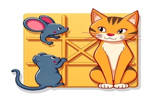 Tic-tac-toe Mouse Vs. Cat game cover