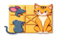 Tic-Tac-Toe Mouse vs. Cat