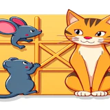 Tic-Tac-Toe Mouse vs. Cat