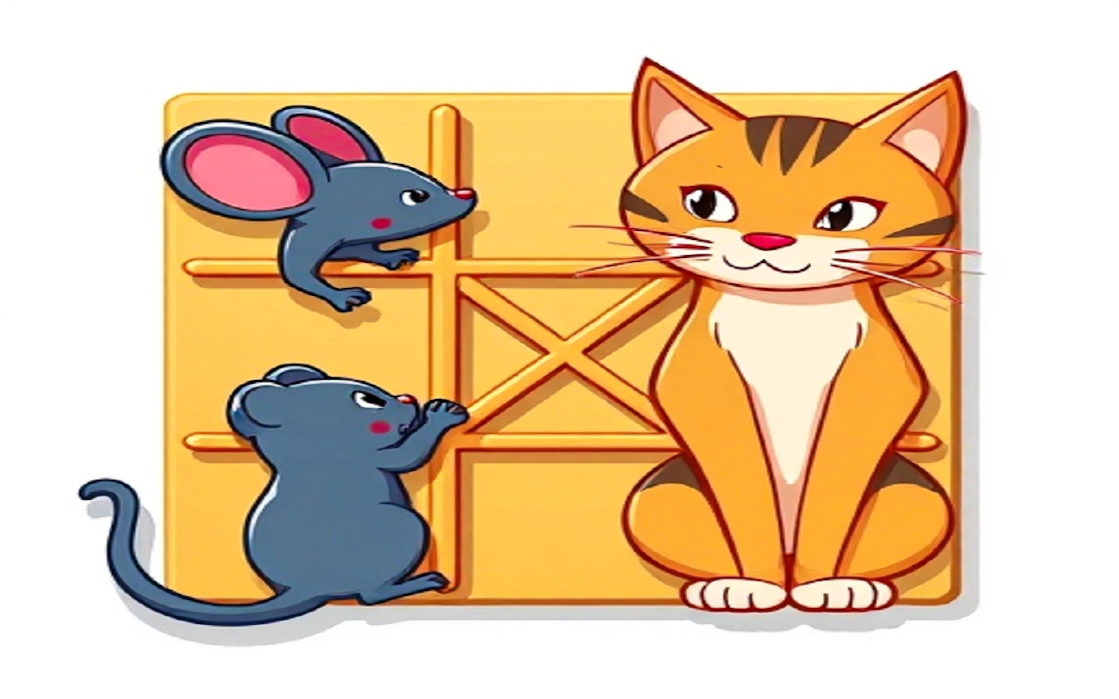Tic-Tac-Toe Mouse vs. Cat