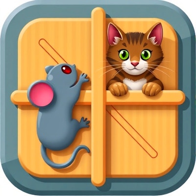 Tic-Tac-Toe Mouse vs. Cat By Gamepix