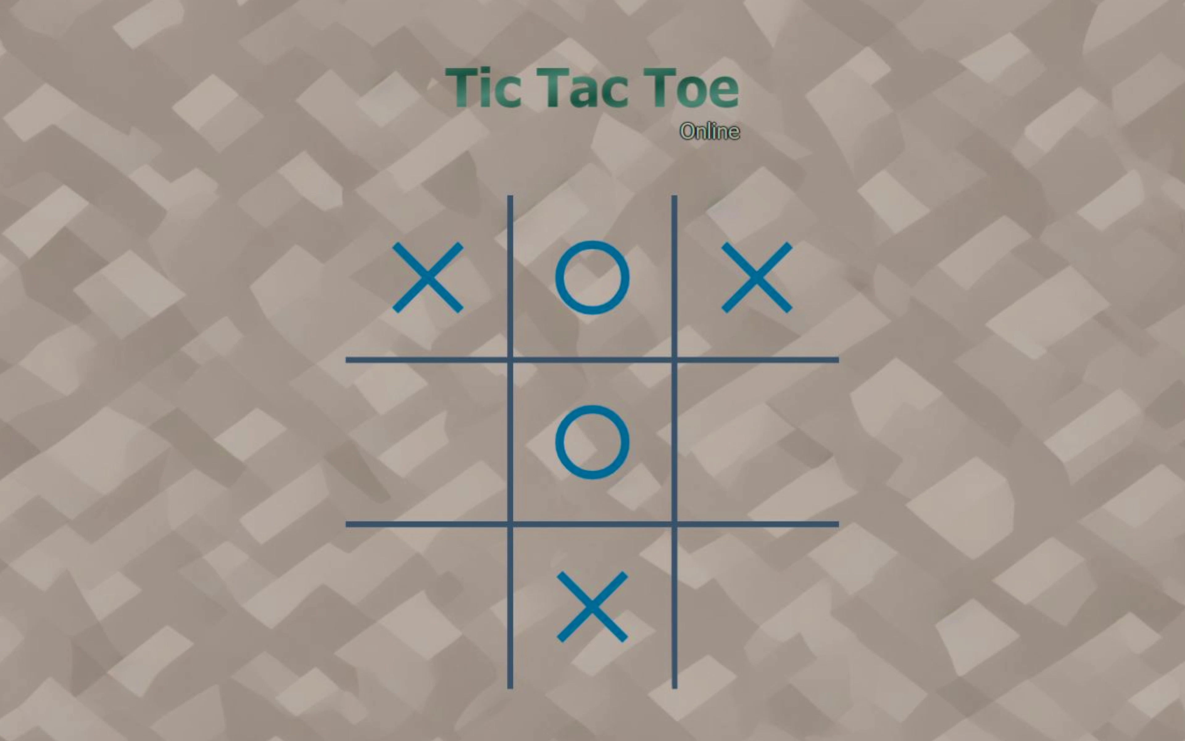 Tic Tac Toe Online