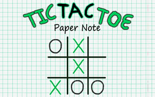 Tic Tac Toe: Paper Note