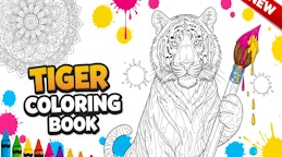 Tiger Coloring Book