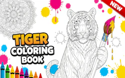 Tiger Coloring Book