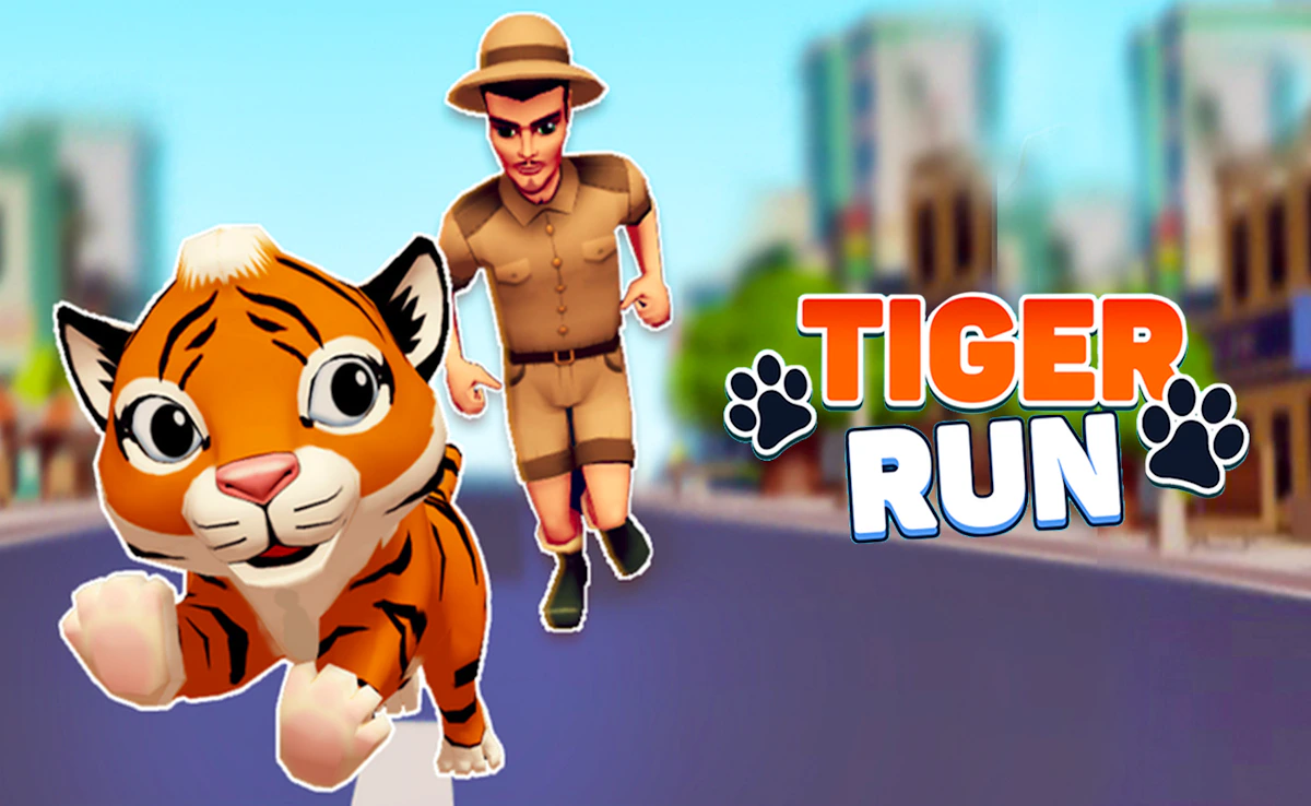 Play Tiger Run — free online Kids game